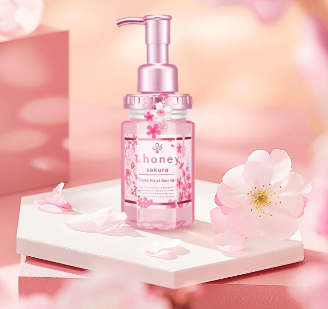& Honey Hair Oil SAKURA Edition